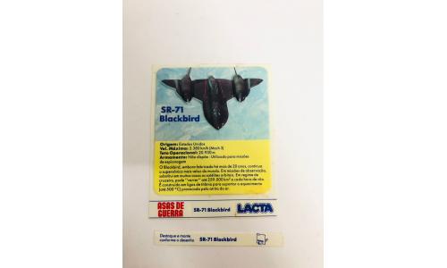 Cole��o Lacta Asas De Guerra - SR-71 Blackbird